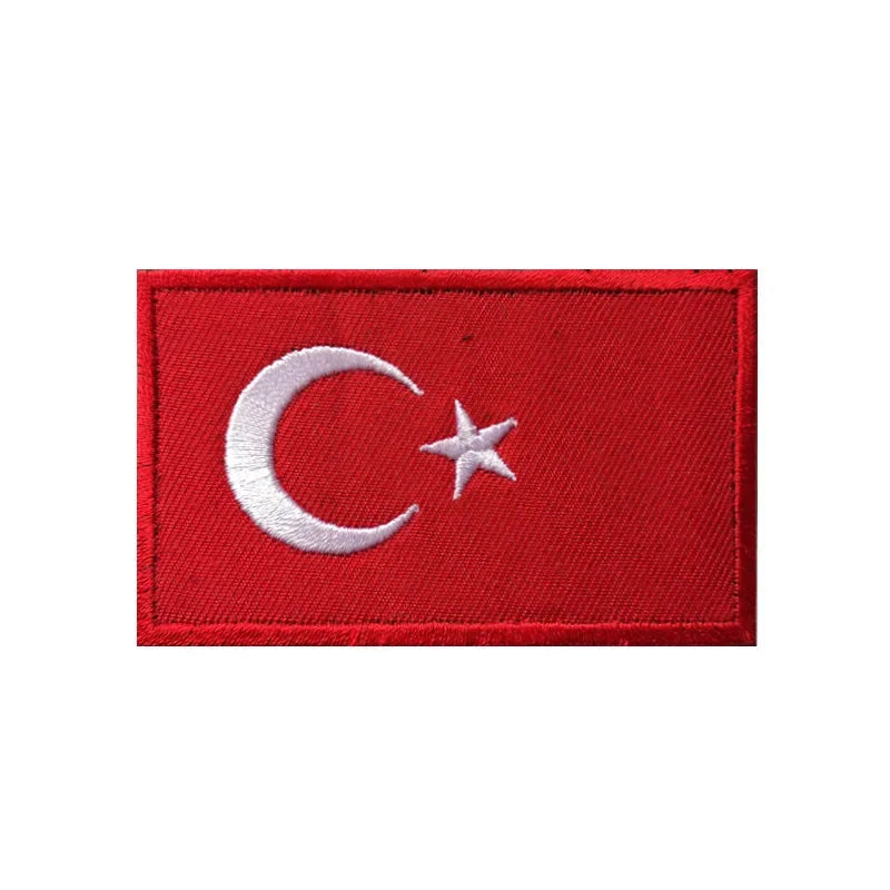 Patch Brodé Drapeau – international | Patch Militaire Tactique Velcro - BLACKBEARD OUTDOOR INDUSTRIES