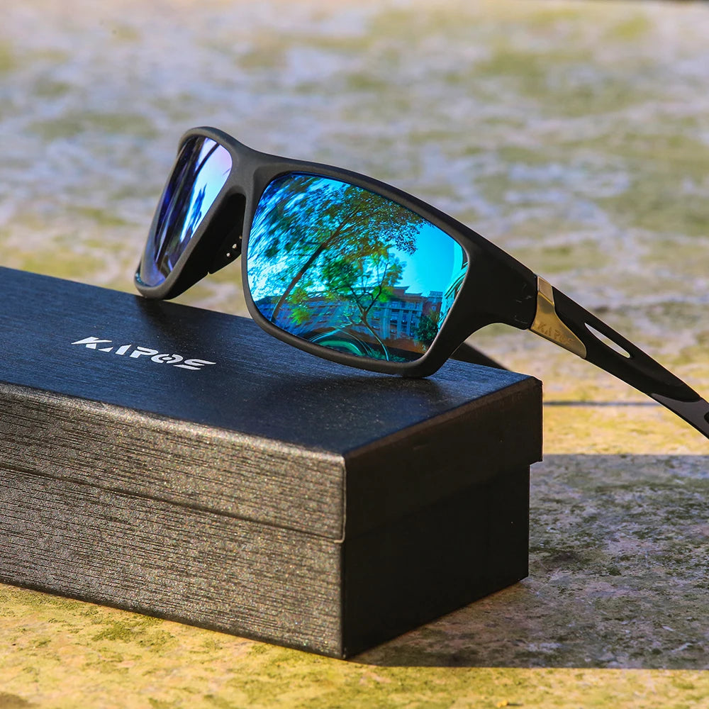 Lunettes de Vélo Polarisées Karos pour Hommes - UV400, Outdoor Sports, Cyclisme, Pêche, Randonnée, Conduite, Mode. - BLACKBEARD OUTDOOR INDUSTRIES
