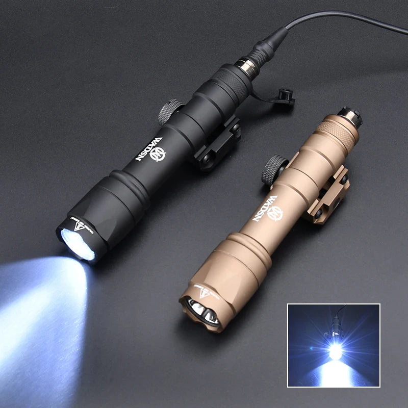 Lampe Tactique WADSN M300A / M600C Type SureFire – LED Haute Puissance pour Rail 20mm Picatinny - BLACKBEARD OUTDOOR INDUSTRIES