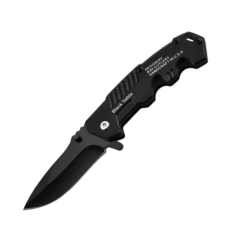 Couteau Pliant Multifonction Haute Dureté – Outil de Survie et Autodéfense - BLACKBEARD OUTDOOR INDUSTRIES