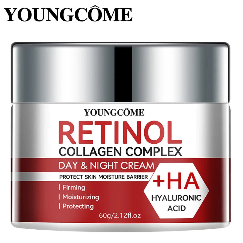 Crème Visage Anti-Âge et Hydratante au Rétinol et Collagène | Soin Réparateur Profond pour Peau Sèche et Mature - BLACKBEARD OUTDOOR INDUSTRIES