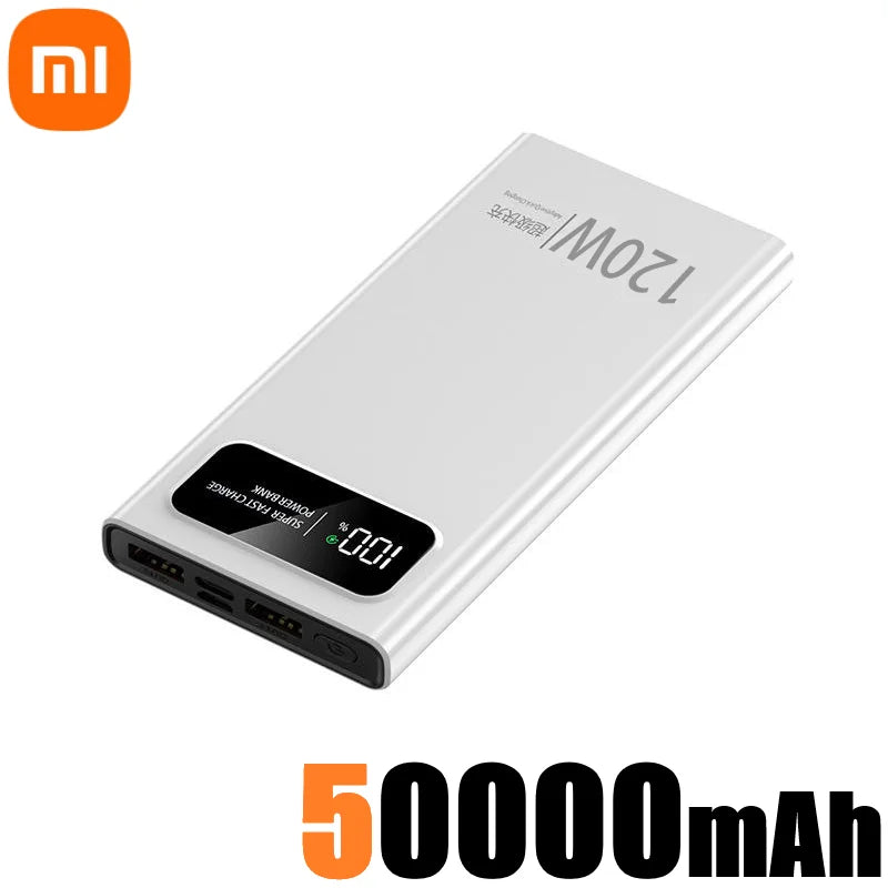 Batterie Externe Xiaomi 200000mAh – 120W Super Charge – Charge Ultra-Rapide Multi-Appareils – Écran LED – Type-C/USB-A - BLACKBEARD OUTDOOR INDUSTRIES