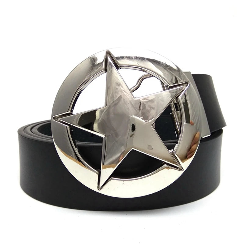 Ceinture en Cuir PU avec Boucle Métallique XXL pour Hommes - Accessoires Western Cowboy Ma boutique