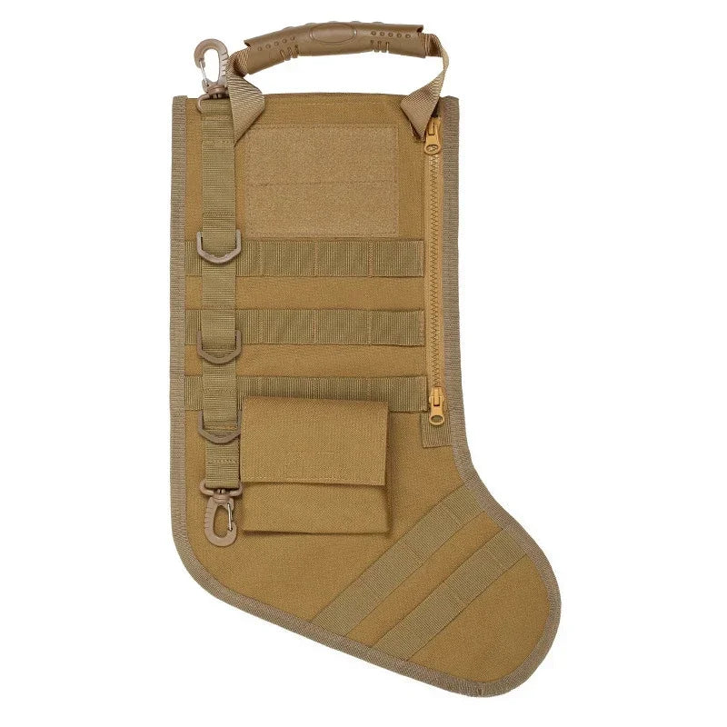 Tactical Molle Christmas sock, holiday gift sock, seasonal hanging EDC bag, outdoor sports hunting accessory, disposable bag BLACKBEARD OUTDOOR INDUSTRIES