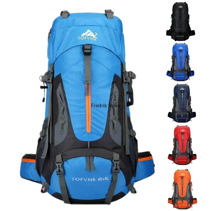 Sac à Dos de Camping 65L – Grande Capacité, Étanche, Unisexe - BLACKBEARD OUTDOOR INDUSTRIES
