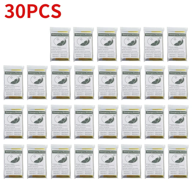 Couverture de Survie d’Urgence Extérieure 130x210 cm – Lot de 5 à 30 pièces - BLACKBEARD OUTDOOR INDUSTRIES