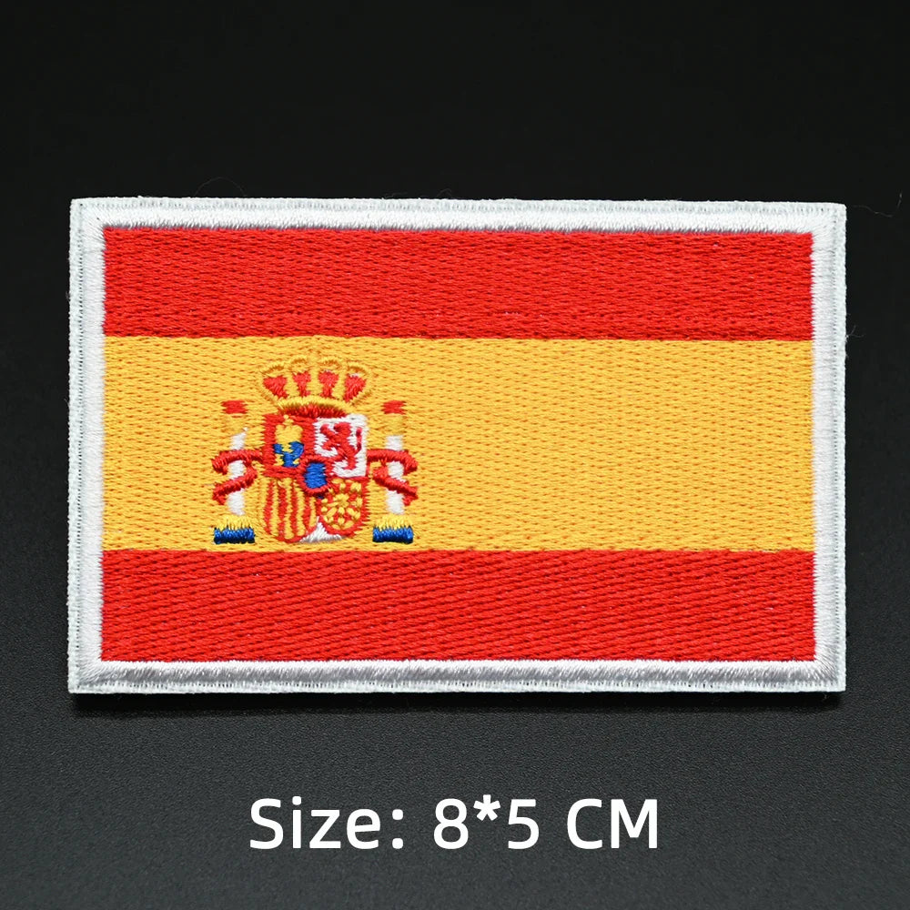 Patches Drapeaux Brodés Tactiques – international - BLACKBEARD OUTDOOR INDUSTRIES