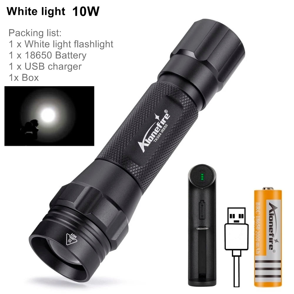 alonefire IR 850nm&940nm IR Flashlight Ma boutique