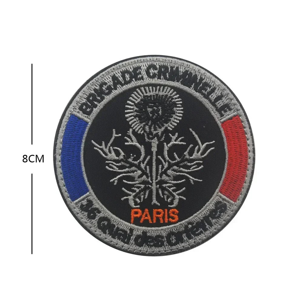 Patch Drapeau France IR Réfléchissant – Badge Tactique Brodé pour Casquette, Sac, Brassard - BLACKBEARD OUTDOOR INDUSTRIES
