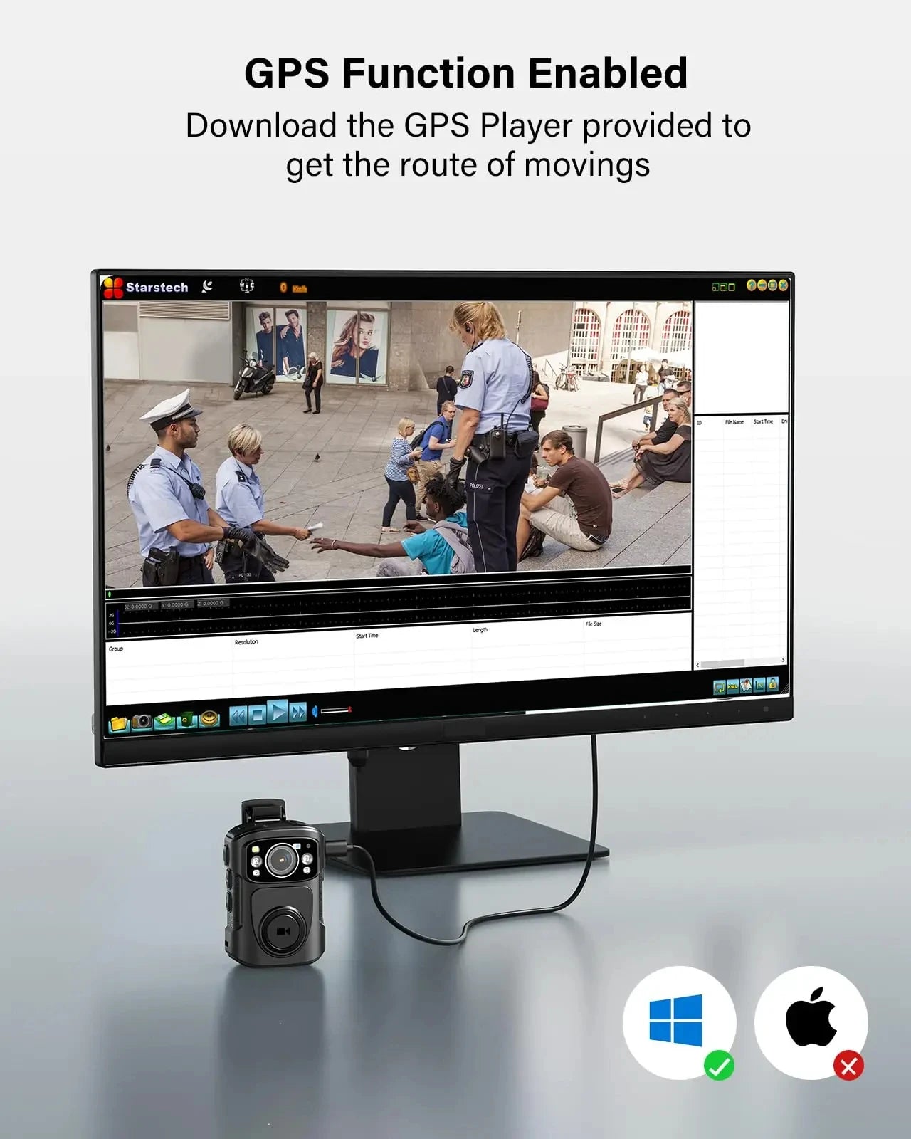 📸 Caméra Corporelle 4K BOBLOV B4K5 – Avec Audio, GPS & Vision Nocturne Ma boutique