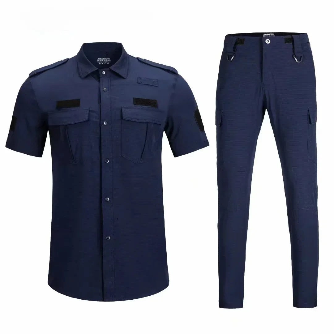 Ensemble Tactique Homme 2 Pièces - T-shirt et Pantalon à Séchage Rapide pour Printemps et Été BLACKBEARD OUTDOOR INDUSTRIES