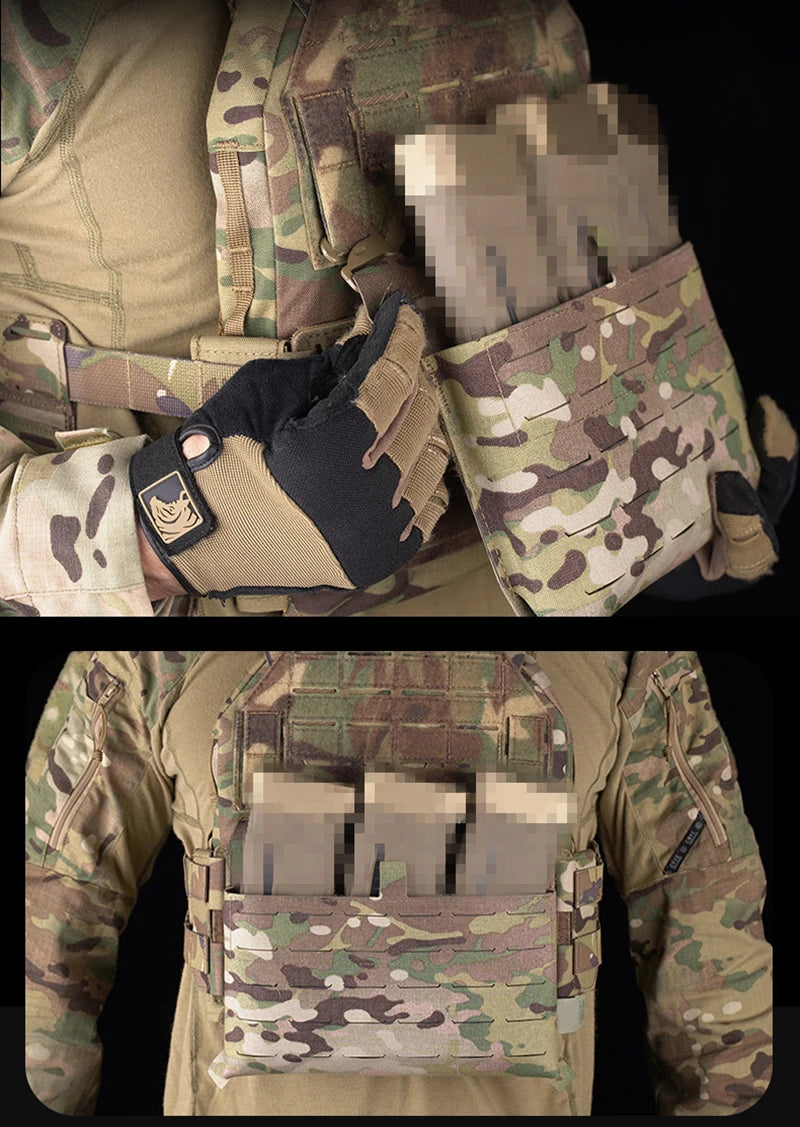 Porte-Plaques KZ – Découpe Laser MOLLE & Système de Dégagement Rapide Ma boutique