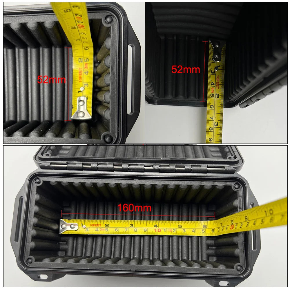 Boîte de Rangement Munitions ABS – Étanche, Antichoc, Ultra-Légère – Accessoire Sécurité pour Chasse et Tir Ma boutique