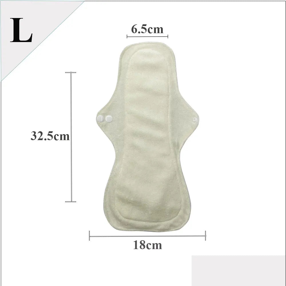 Lot de 5 Serviettes Hygiéniques Réutilisables en Bambou – Absorption Ultra-Forte pour Flux Important – Protection Nuit Épaisse et Lavable Ma boutique