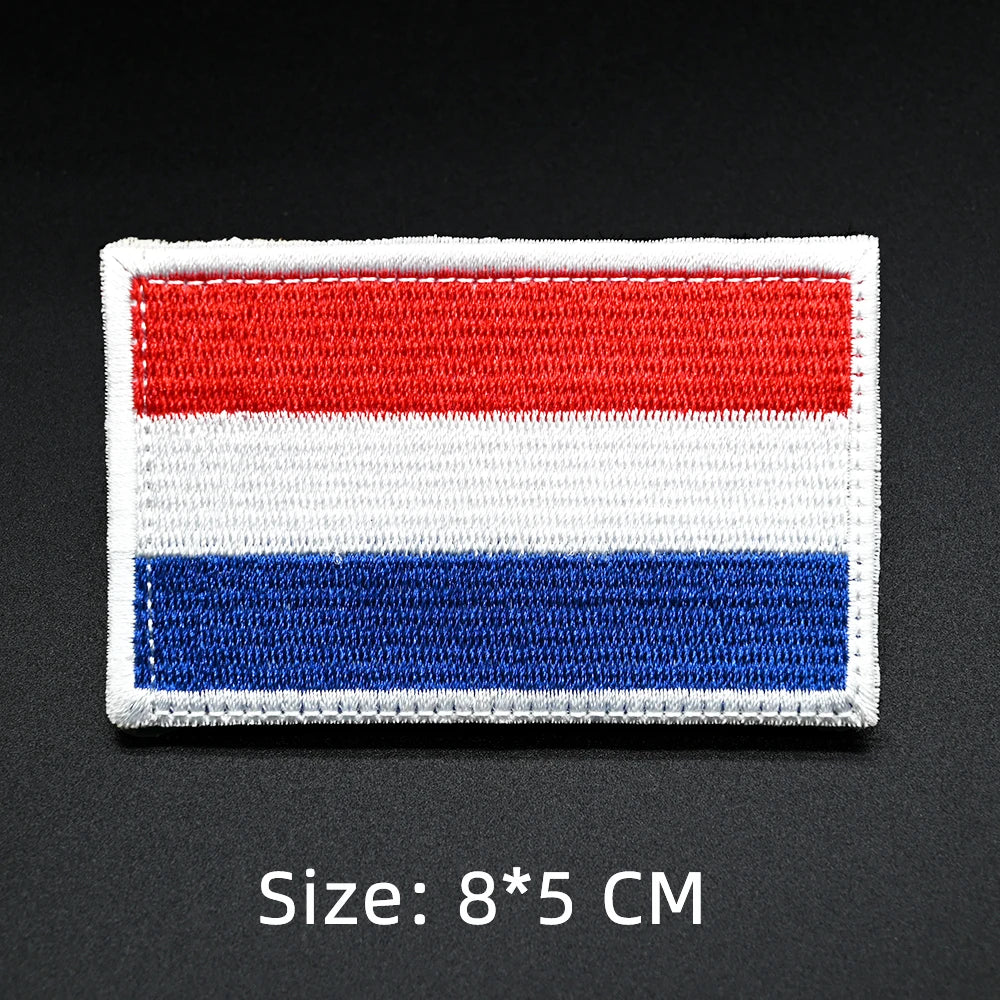 Patches Drapeaux Brodés Tactiques – international - BLACKBEARD OUTDOOR INDUSTRIES