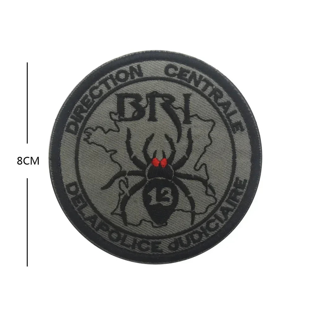 Patch Écusson Brodé GIGN GIPN BRI – Patch Tactique Militaire France – Pochettes à Attacher pour Vêtements et Sacs - BLACKBEARD OUTDOOR INDUSTRIES