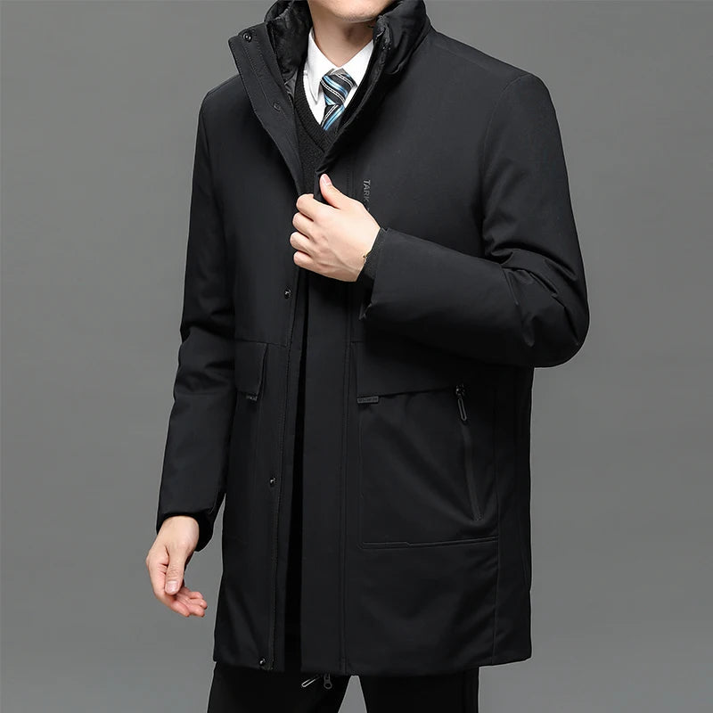 Parka Homme d'Hiver avec Col à Capuche, Résistante à l'Eau et au Vent - Confort et Chaleur -40°C BLACKBEARD OUTDOOR INDUSTRIES