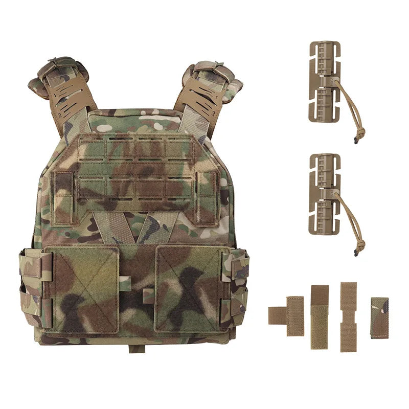 Porte-Plaques KZ – Découpe Laser MOLLE & Système de Dégagement Rapide Ma boutique