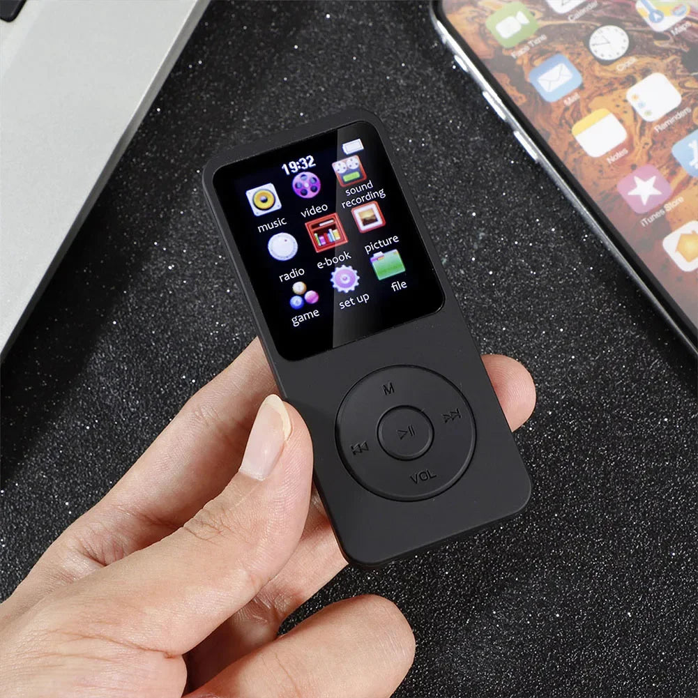 Lecteur MP3 Portable HiFi P3 avec Écran TFT 1,8’’ Bluetooth 5.4 | Haut-parleur intégré | Lecture Vidéo | Radio FM | Enregistreur Vocal | Lecteur E-Book - BLACKBEARD OUTDOOR INDUSTRIES