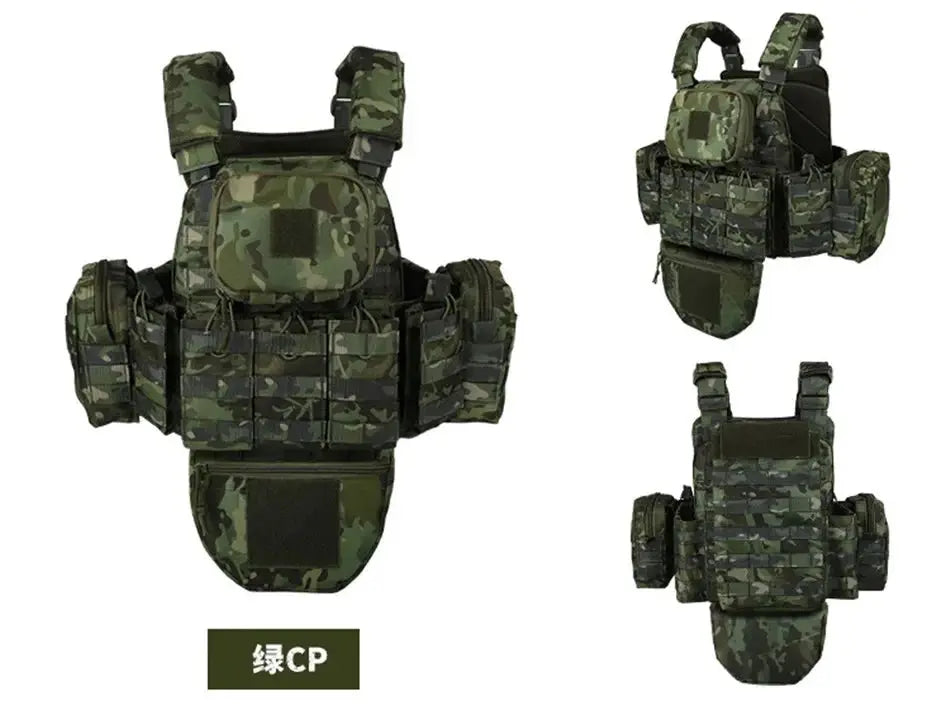 YAKEDA Plate Carrier Tactique – Gilet Modulaire avec Poches Incluses Ma boutique