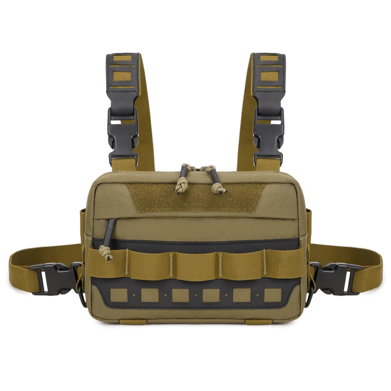 Sac tactique compact à porter sur la poitrine – Unisex, avec multiples poches pour un rangement sécurisé des équipements, accessoires et essentiels - BLACKBEARD OUTDOOR INDUSTRIES