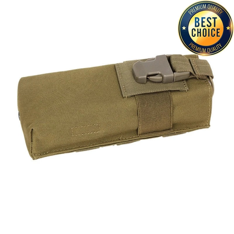 Pochette Tactique MOLLE pour Radio Walkie-Talkie – Porte-Bouteille d'Eau, Pochette de Magasin pour Activités de Plein Air, Camping et Sports BLACKBEARD OUTDOOR INDUSTRIES