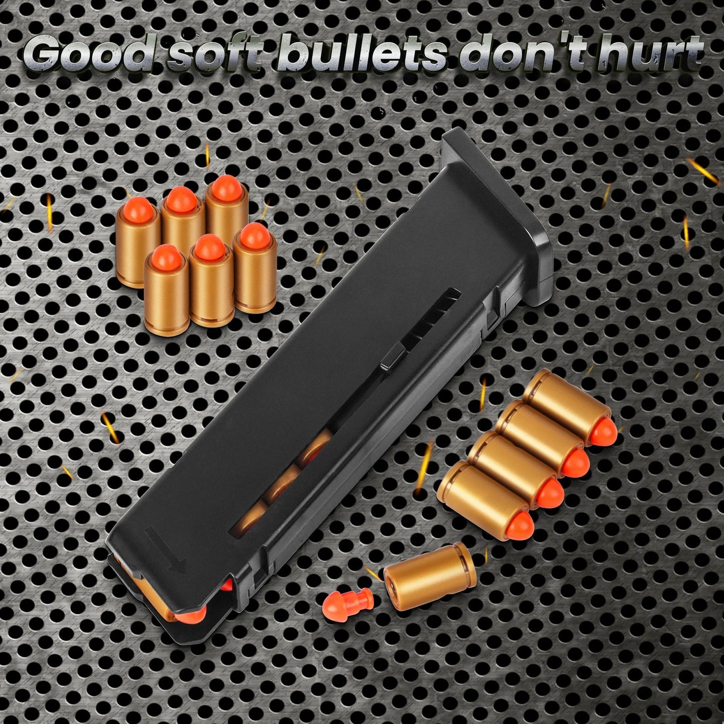 Toy Gun Accessories Plastic Shell casings - Toy Pistol Safety Bullet Filling Kit Ma boutique