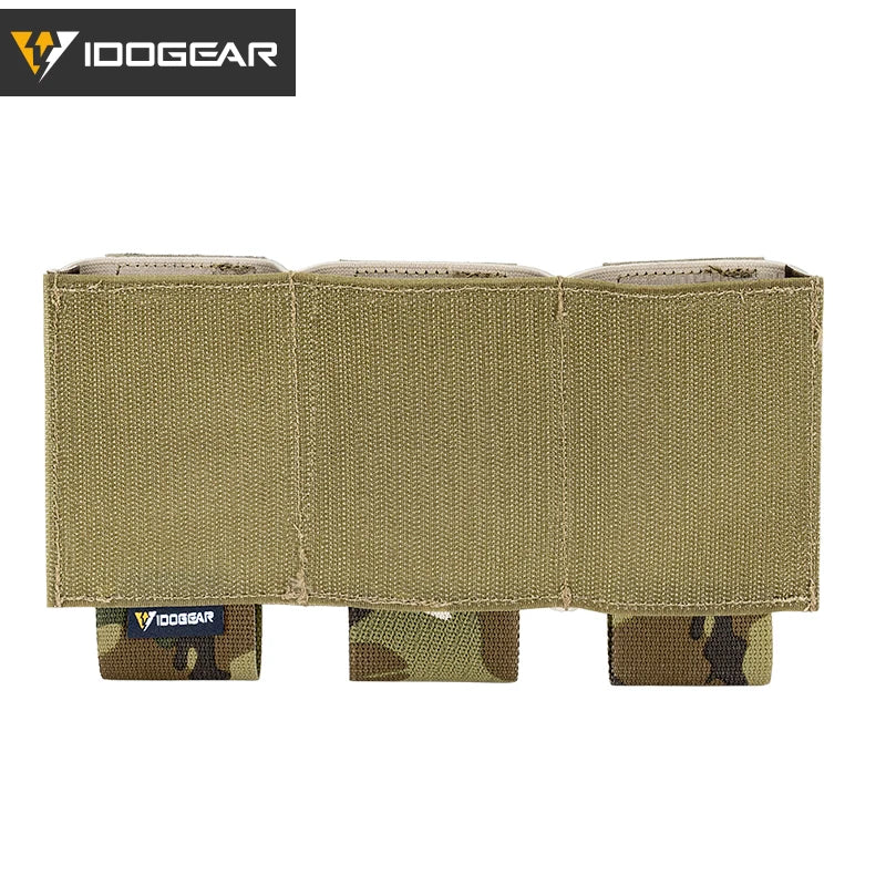Poche à Chargeurs Tactique 5.56 Triple IDOGEAR – Modèle DOPE avec Fixation Élastique Hook & Loop - Référence 3598 - BLACKBEARD OUTDOOR INDUSTRIES