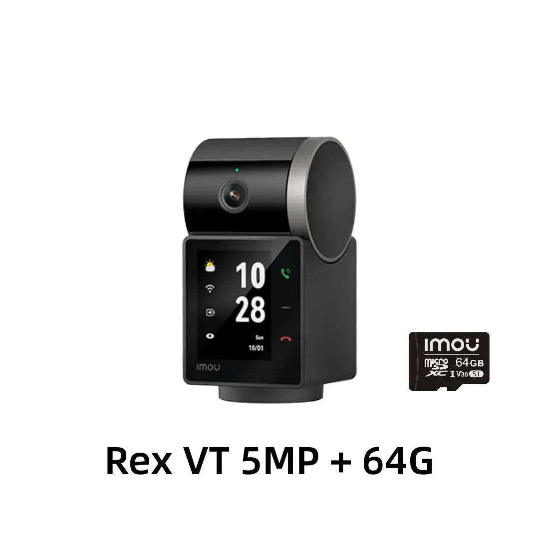 Caméra de Surveillance Intérieure IMOU REX VT – 5MP 3K avec Écran Sécurité 2,4", Détection Humaine & Animale, Audio Bidirectionnel et Vision 360° Ma boutique