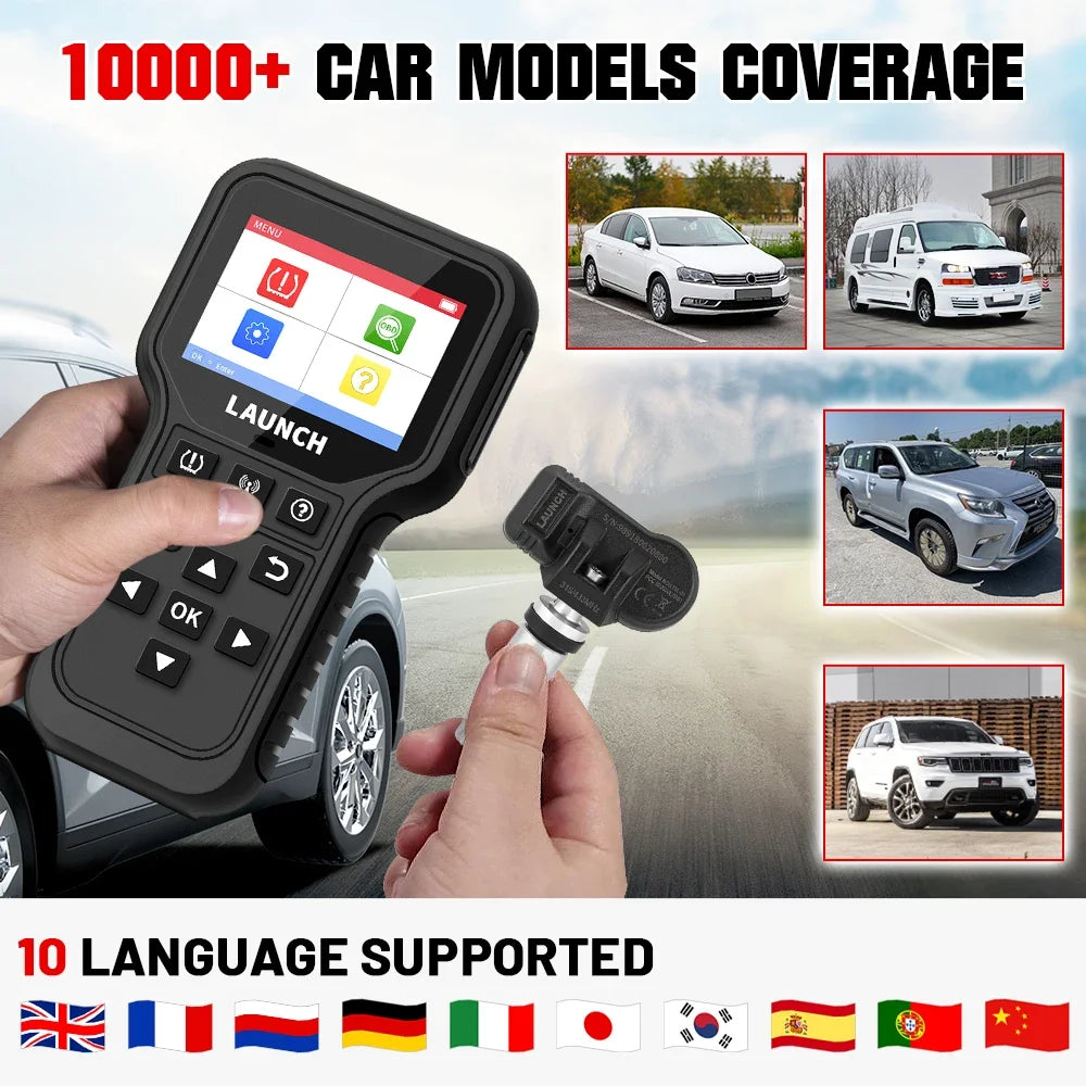 Launch CRT5011E – Outil de Réapprentissage TPMS & Diagnostic OBD2 - BLACKBEARD OUTDOOR INDUSTRIES