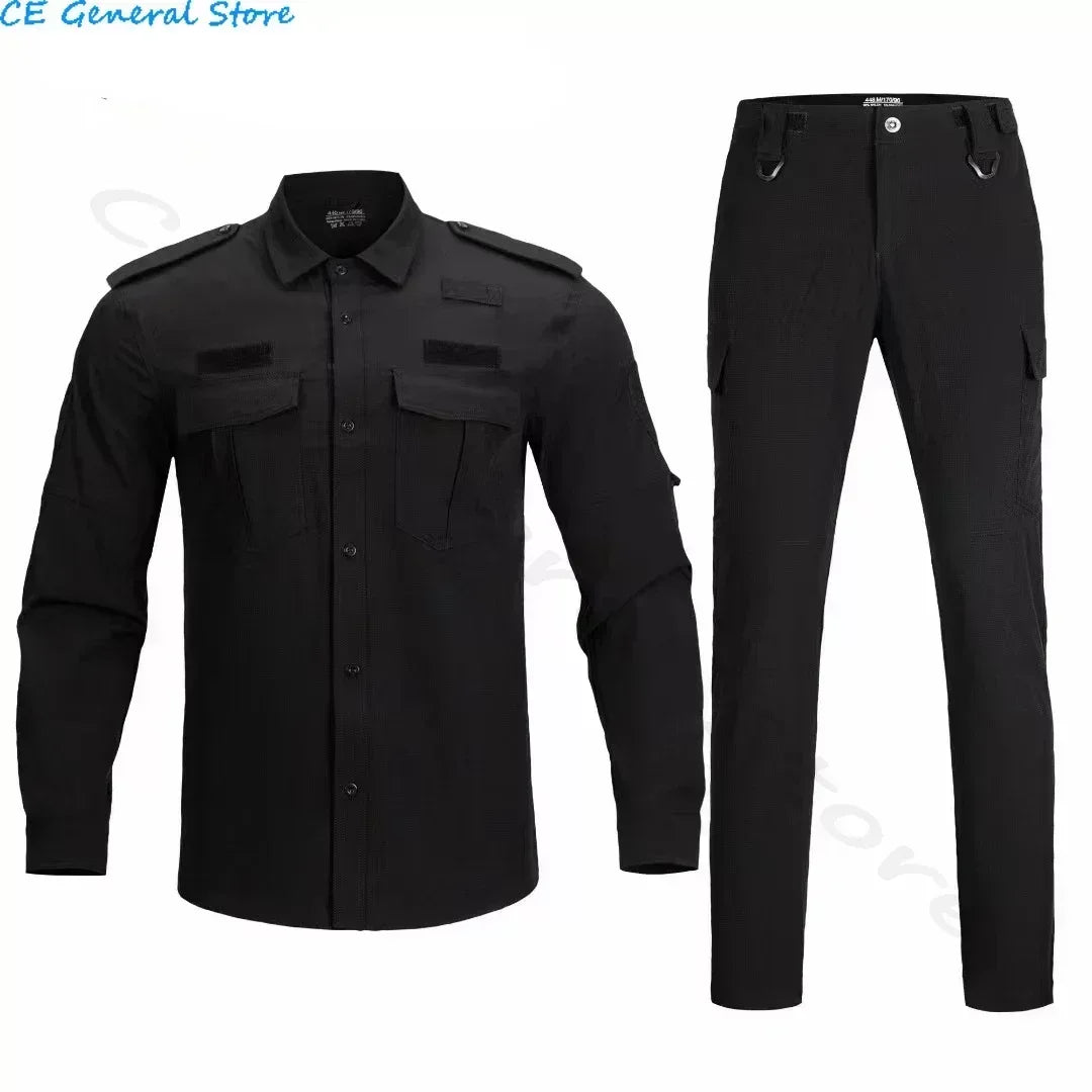 Ensemble de Travail 2 Pièces Homme – T-shirt Robuste + Pantalon - BLACKBEARD OUTDOOR INDUSTRIES