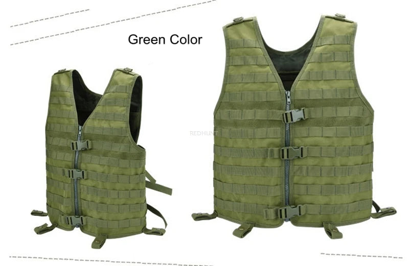 Gilet Tactique Molle pour Homme – Équipement de Chasse et de Sport avec Système d'Hydratation, Sécuritaire et Pratique pour Chasse et Pêche BLACKBEARD OUTDOOR INDUSTRIES
