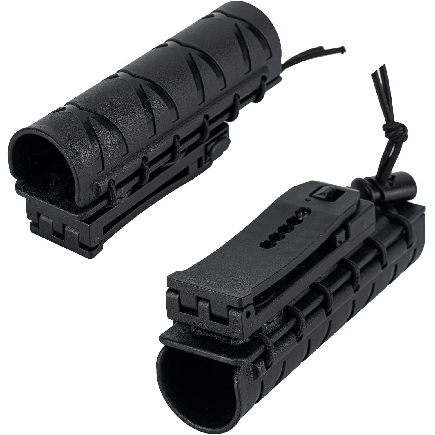 Support Tactique 360° pour Matraque – Pochette MOLLE Rotative pour Matraque Télescopique (16"-21"-26") – Étui en Nylon avec Clip de Ceinture BLACKBEARD OUTDOOR INDUSTRIES