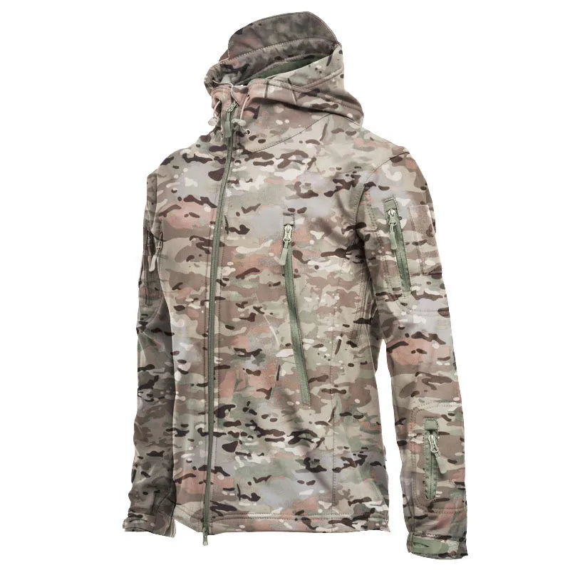 Veste SoftShell Imperméable pour Extérieur 2021 – Coupe-Vent pour Chasse, Ski, Randonnée, Camping, Pêche et Activités Tactiques – Hommes & Femmes - BLACKBEARD OUTDOOR INDUSTRIES