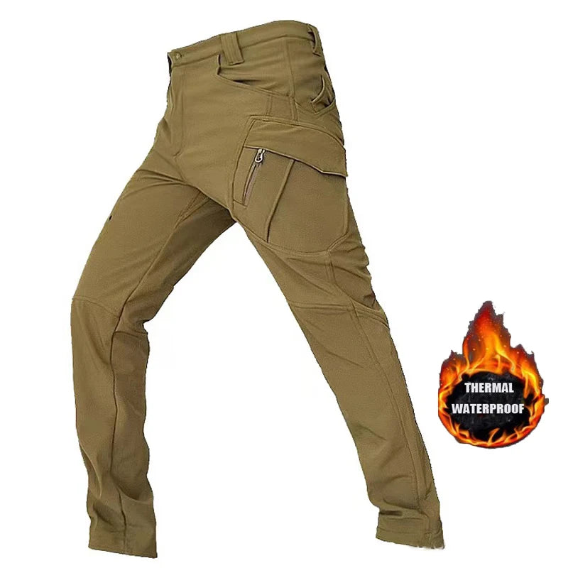 Ensemble Veste & Pantalon Tactique Homme Mazerout | Softshell Imperméable | Fleece Chaud | Randonnée, Pêche, Ski, Sécurité - BLACKBEARD OUTDOOR INDUSTRIES