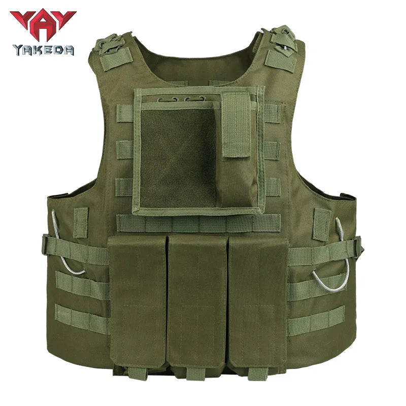 Gilet Tactique YAKEDA Multifonction – Gilet Camouflage Amphibie Outdoor pour Entraînement, Chasse et Activités Tactiques BLACKBEARD OUTDOOR INDUSTRIES