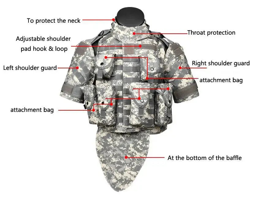 Molle OTV Combat Vest – Gilet de Combat Tactique Ajustable Ma boutique
