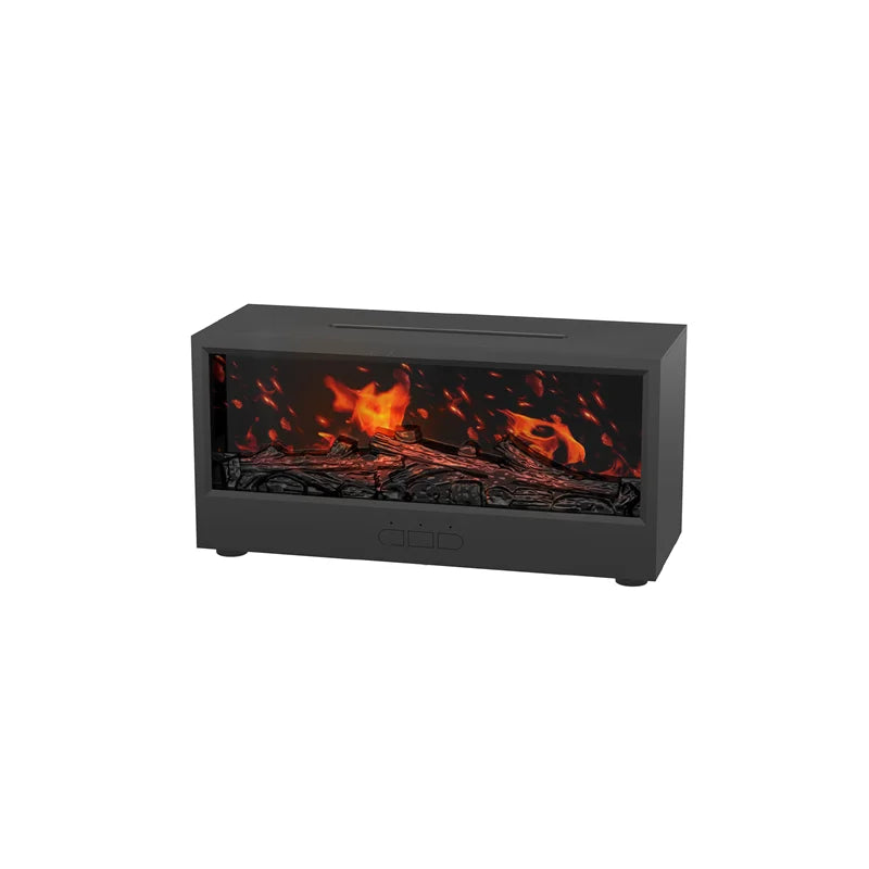 Diffuseur d'huiles essentielles Imitation Cheminée – 150ml, Sans Eau, Arrêt Automatique, Effet Flamme Colorée, avec Télécommande - BLACKBEARD OUTDOOR INDUSTRIES