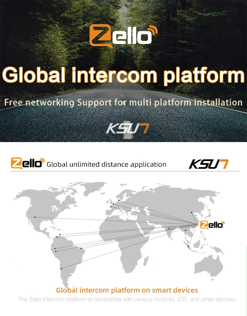 KSUT ZL18 Talkie-Walkie Professionnel 4G WiFi Zello POC — Communication Sans Limite - BLACKBEARD OUTDOOR INDUSTRIES