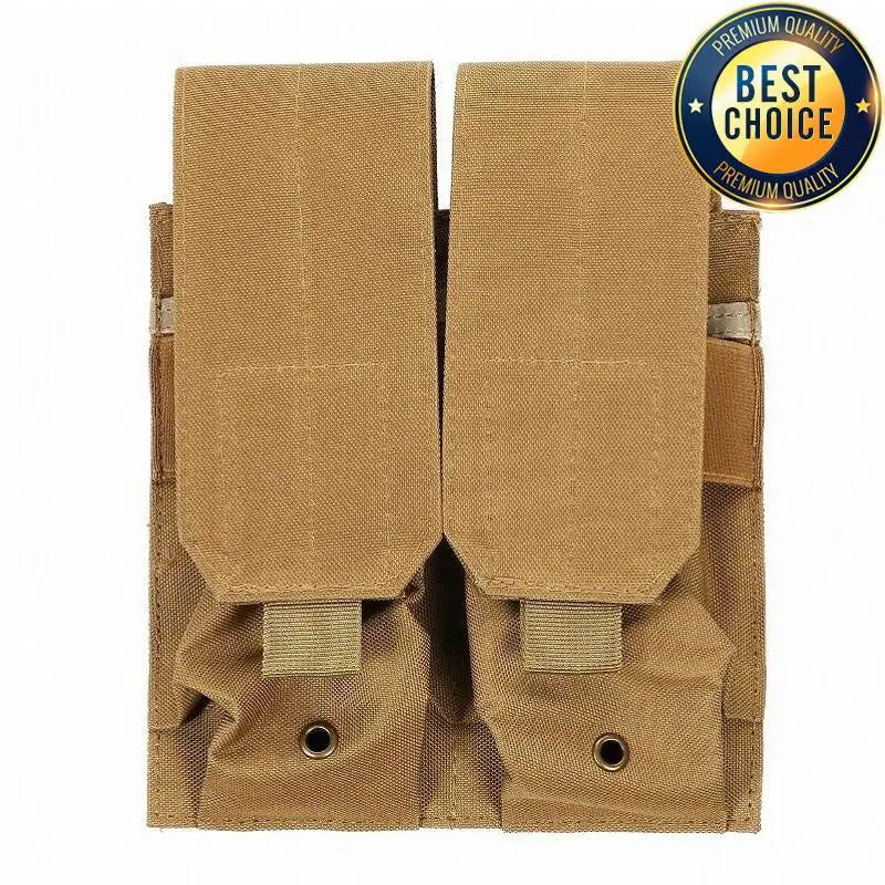 Tactical MOLLE 5.56mm Magazine Pouch – Double/Triple Mag Pouch pour M4, AR15, CS Rifle, Paintball & Chasse - BLACKBEARD OUTDOOR INDUSTRIES