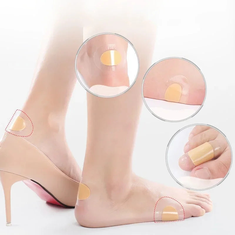 Stickers en Gel Silicone pour Soulagement de la Douleur - 10 à 50 Pièces (Coussins Adhésifs pour Talons et Soins des Pieds) - BLACKBEARD OUTDOOR INDUSTRIES