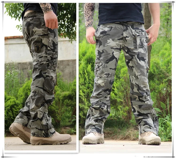 Pantalon Cargo Homme – Coton Résistant, Multi-Poches, Style Militaire et Décontracté - BLACKBEARD OUTDOOR INDUSTRIES