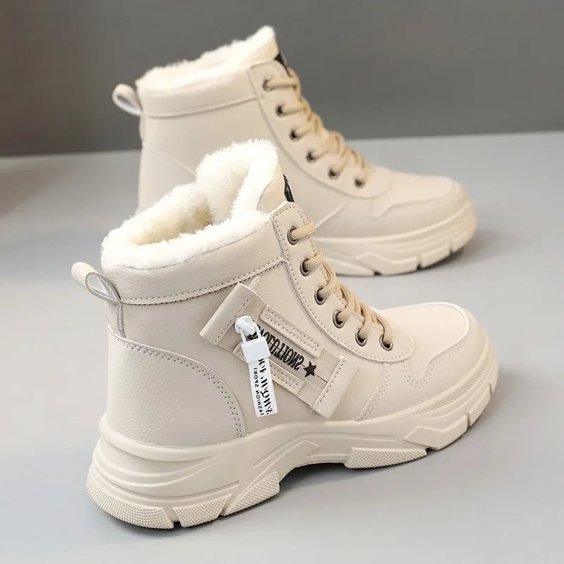 Bottines Femme Hiver 2024 – Chaussures Chaudes Imperméables à Lacets - BLACKBEARD OUTDOOR INDUSTRIES