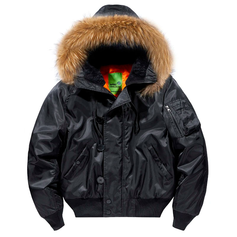 Veste Bombardier Homme Hiver Chaude - BLACKBEARD OUTDOOR INDUSTRIES