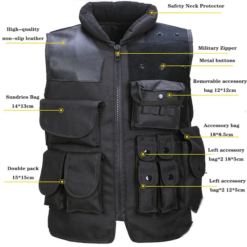 Gilet Tactique d’Intervention Type SWAT / SAS – Modèle Adulte & Enfant Ma boutique