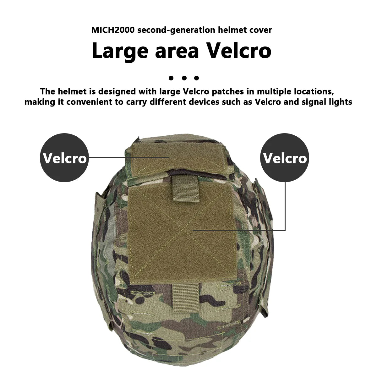 Housse Camouflage Tactique pour Casque MICH 2000 Ma boutique