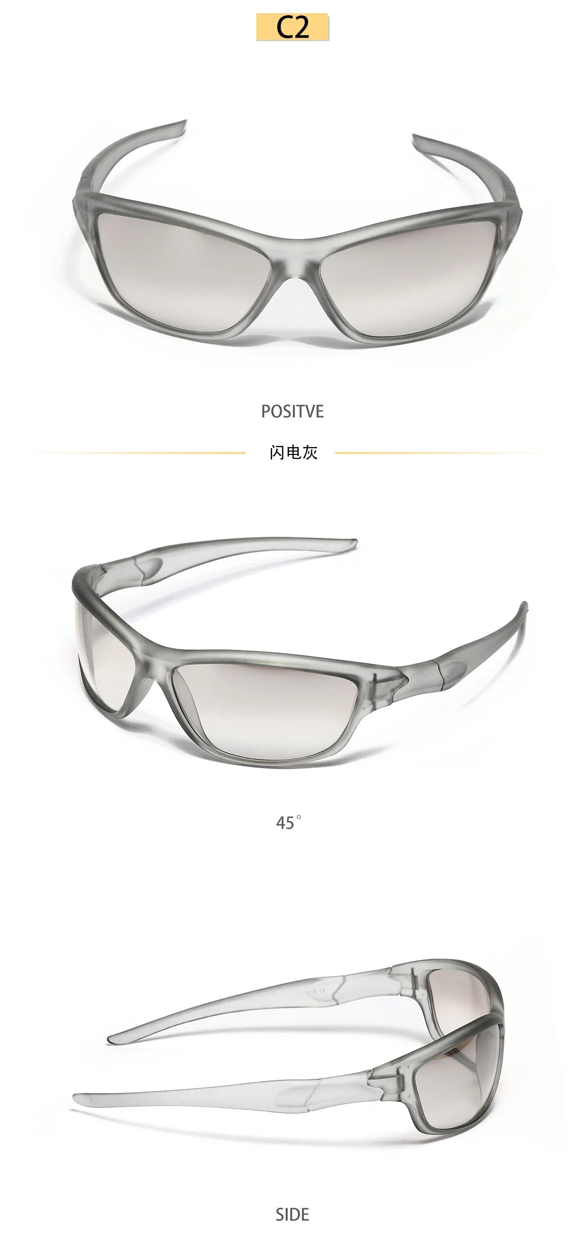 Lunettes de Soleil Y2K Argentées Unisexe – Style Punk 2000s Vintage - BLACKBEARD OUTDOOR INDUSTRIES