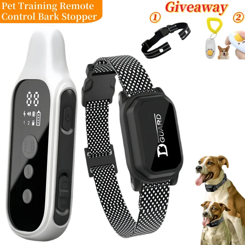 Collier de Dressage pour Chien avec Télécommande – Portée 800m Étanche • Rechargeable • Pour Petits, Moyens et Grands Chiens Ma boutique