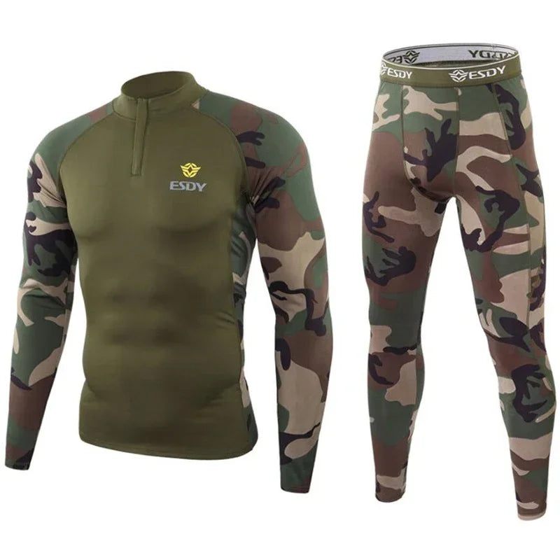 Ensemble Thermique Camouflage Hiver – Sous-vêtements Techniques pour Homme - BLACKBEARD OUTDOOR INDUSTRIES