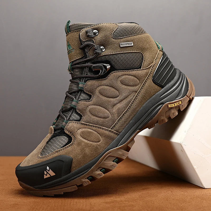 Bottes de Randonnée Hautes pour Homme – Chaussures Outdoor d’Hiver, Lacets, Antidérapantes, Confortables et Chaudes, Idéales pour Trekking et Activités Sportives - BLACKBEARD OUTDOOR INDUSTRIES